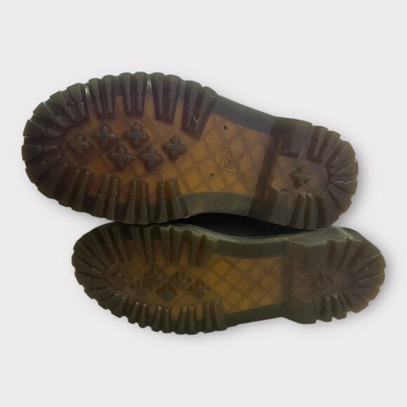 Dr. Martens Yuba Black Leather High Tops Combat Boots Sz 7 - Picture 6 of 10